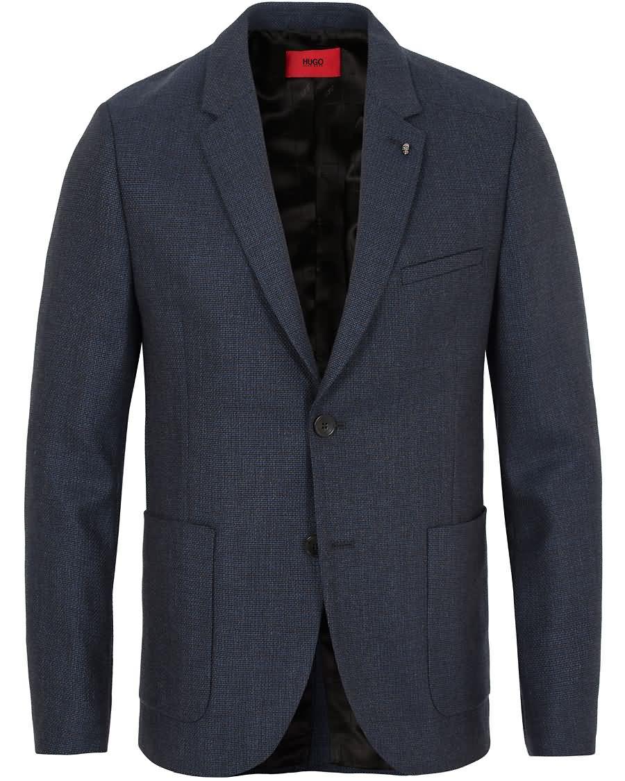 hugo agto patch pocket blazer navy Engros Billig Klær 5c5zq